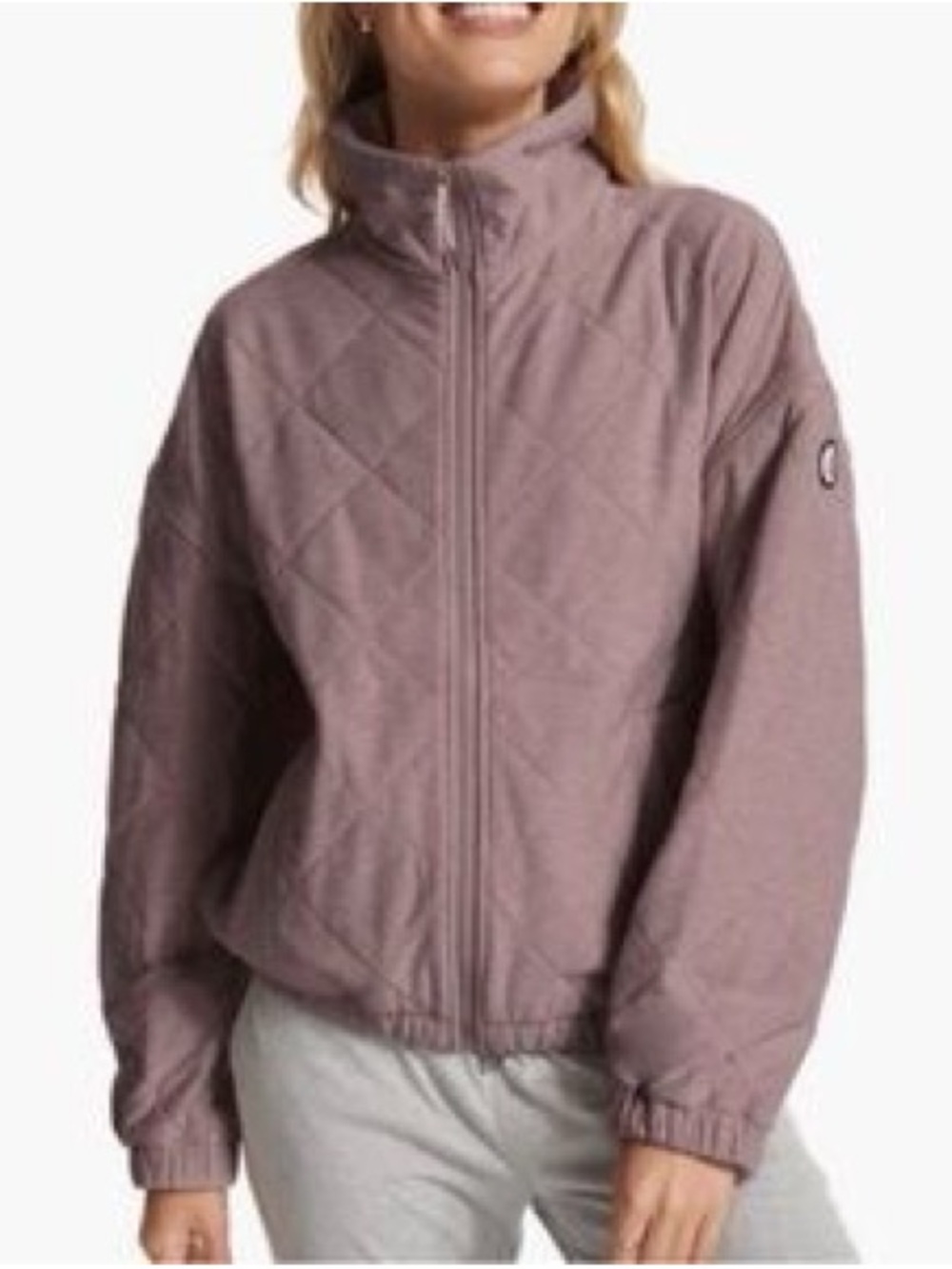 vuori halo insulated jacket hazel heather